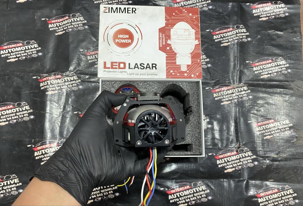 Zimmer fara Bi-led linza lazer