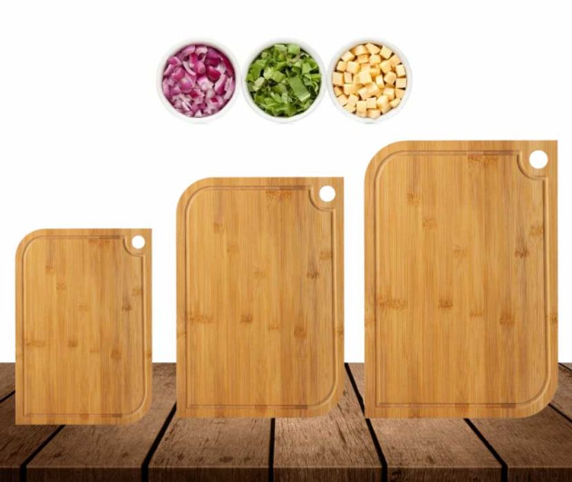 Комплект или на брой бамбукови дъски за рязане, Rosberg
