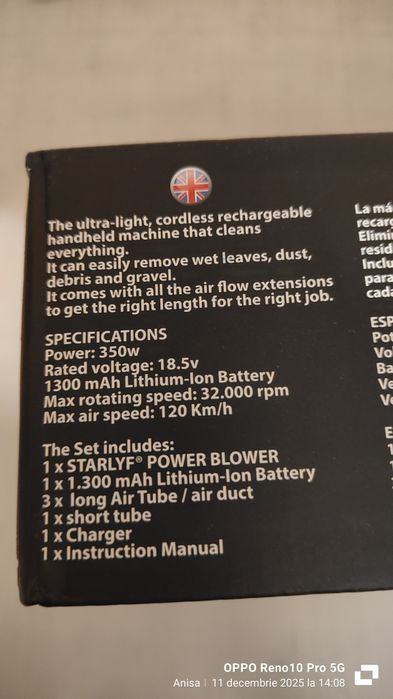 Vând suflanta miltifunctionala nouă