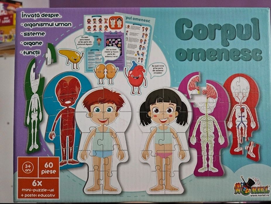 Puzzle corpul omenesc Noriel