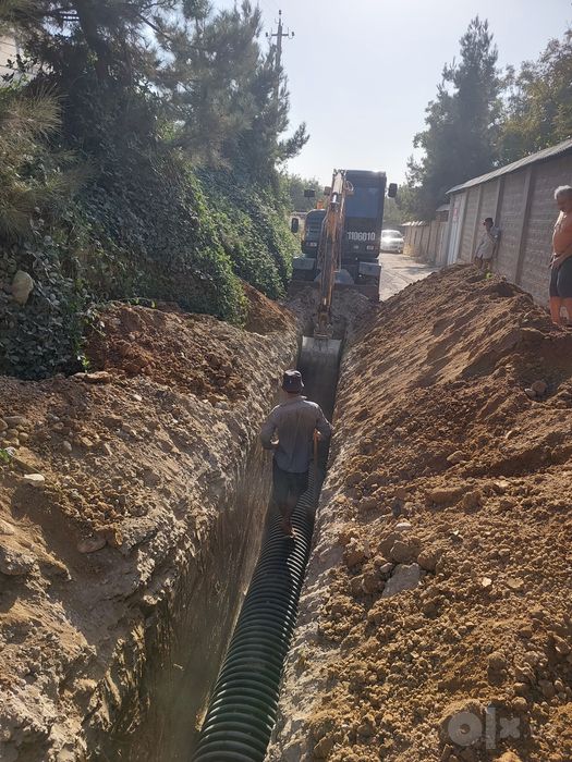 Kanalizatsiya|Vodapravod|Transha kaavlash|Santehnik xizmati