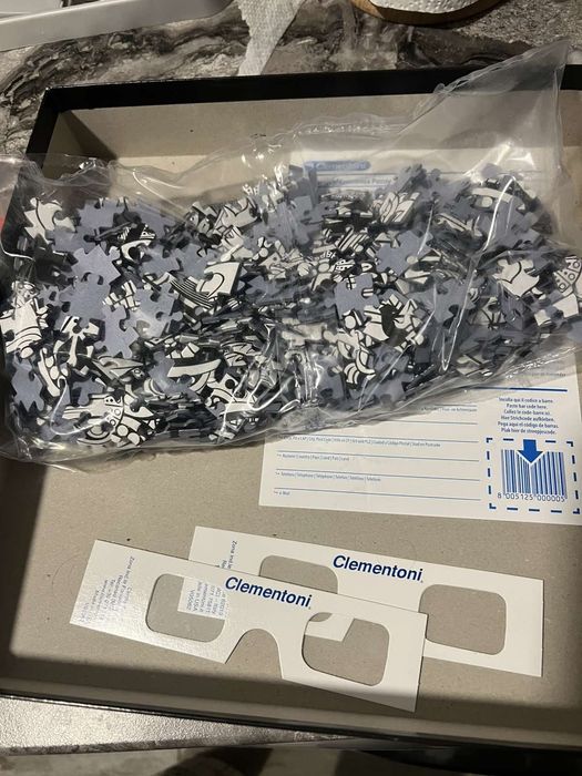 Пъзел три де за оцветяване