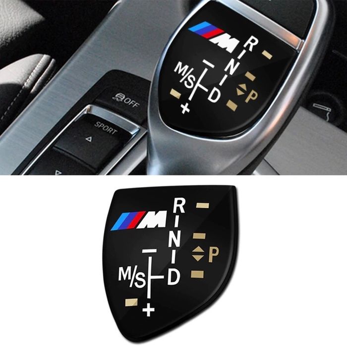 Капаче 3D M стикер джойстик bmw скоростен лост X5 X6 E60 F01 F30 F10