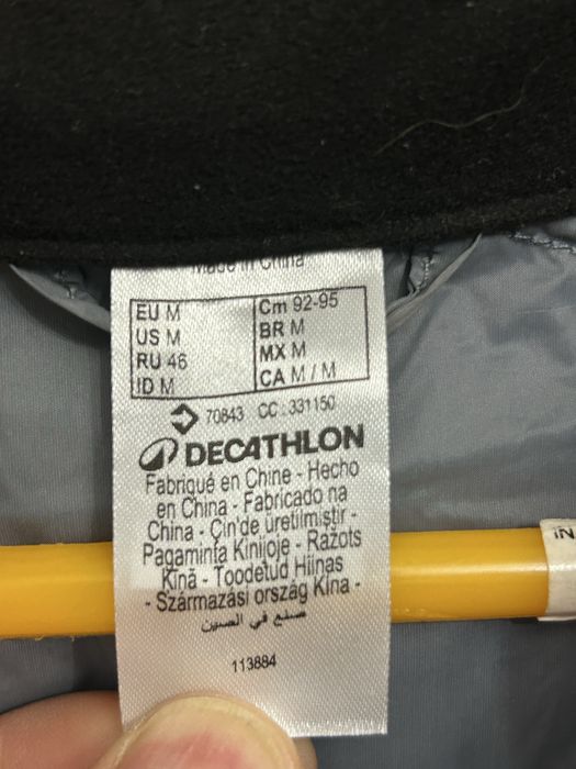 Geacă din puf Trekking la munte MT500 -10°C Albastru M trekking hiking