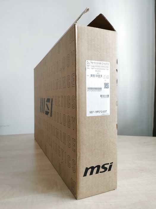 Laptop MSI Creator 16 inch, Intel Core i7 14700HX, 32GB DDR5, 1TB SSD, GeForce RTX 4060