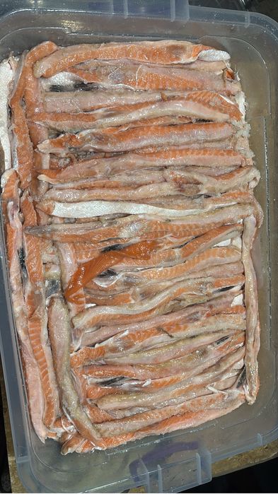 Семга копченая малосольная и копченная , сур набор