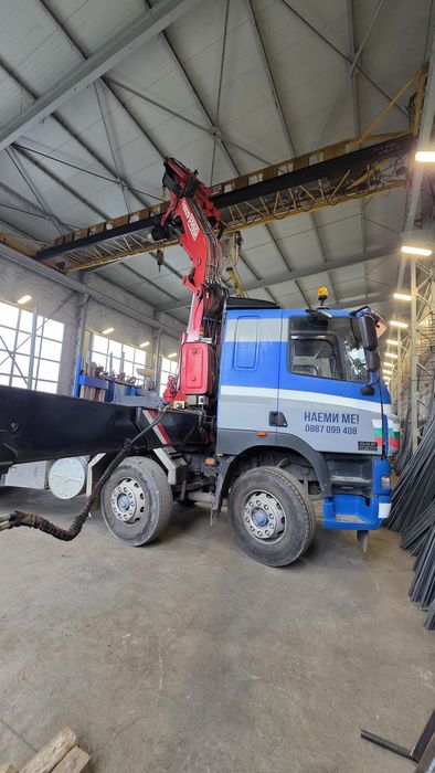 Вишка Камион с Кран и автокран под наем