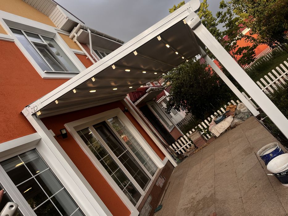 тентовая крыша, Перголы