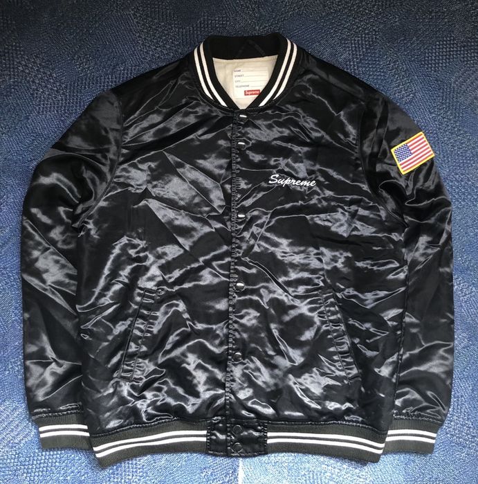 Supreme Flag Bomber Jacket ОРИГИНАЛНО мъжко яке - L DEADSTOCK / RARE