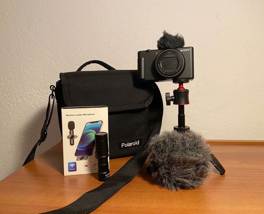 Sony ZV-1 mark II с пълен комплект аксосеари