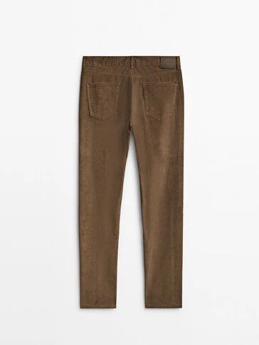 Брюки Massimo Dutti Вельветовые Мужские