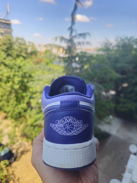 Nike Air Jordan 1 Low Sky J Purple женски/дамски лилави обувки