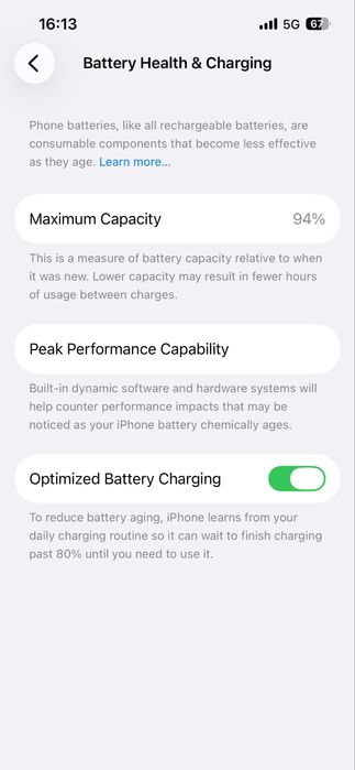 Iphone 13 pro 128GB 94%