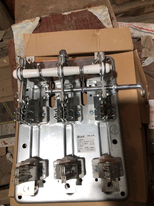 Рубильник 250А, 400А, 1000А