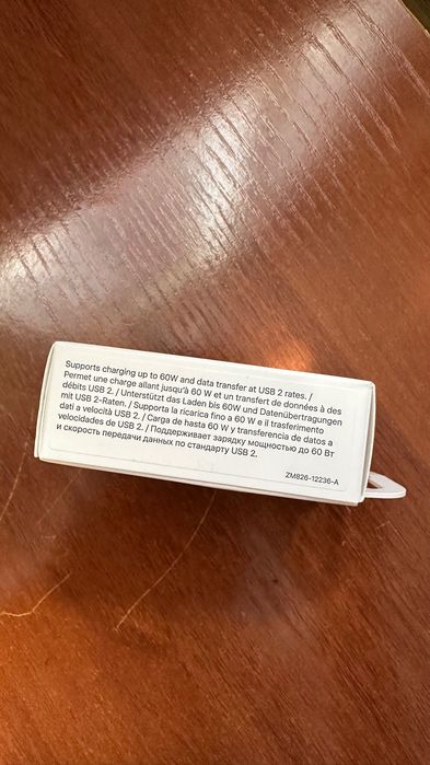 Кабель Apple USB TypeC (M), 1 M, MW493ZM/A белый