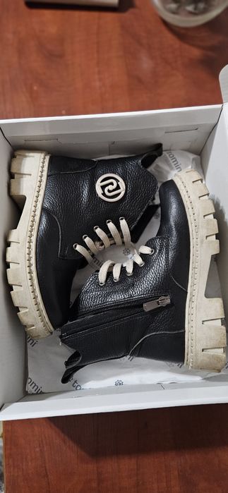 Ботинки кожа (осень,  теплая зима)