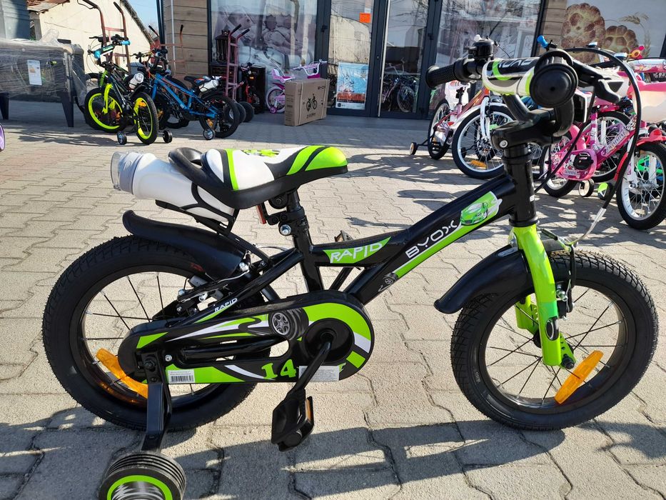 BYOX Велосипед 14" RAPID зелен