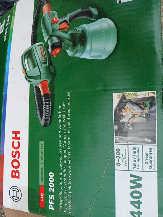 Pistol de vopsit bosch