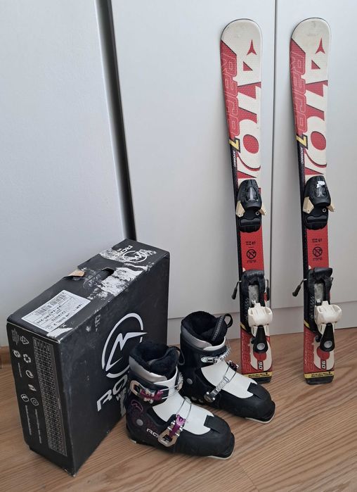 Skiuri + clapari reglabili pt copii