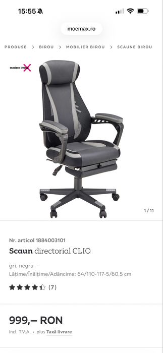 Scaun birou directorial