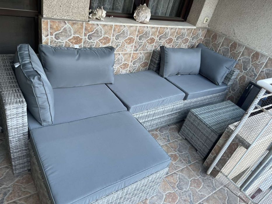 НОВ Градински Сет Мебели От РАТАН!