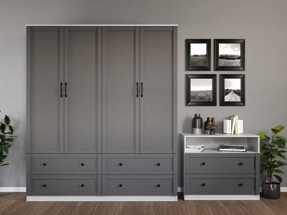 Set Mobila Dormitor Grafit C19 - Transport Gratuit in 4-10 zile