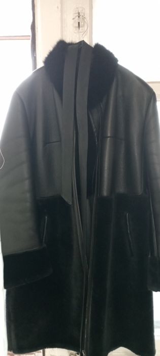 Дублёнка+кожа+норка