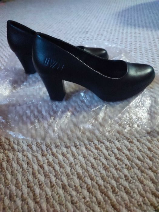 Pantofi cu toc gros Owel