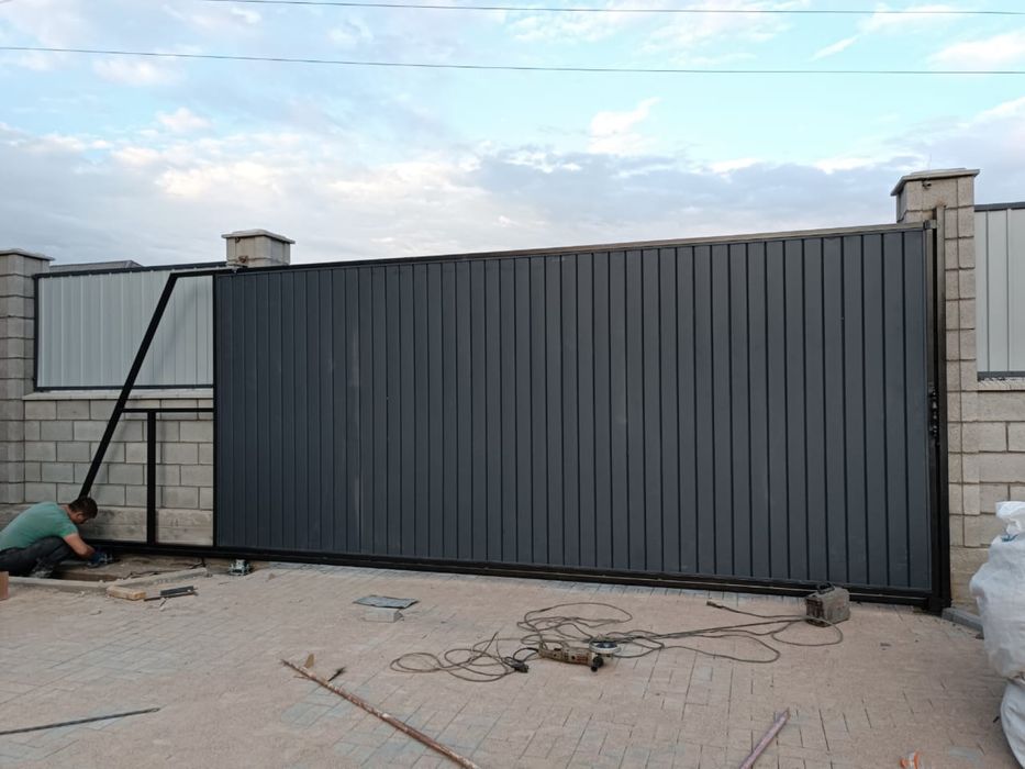 Ворота откатные под ключ