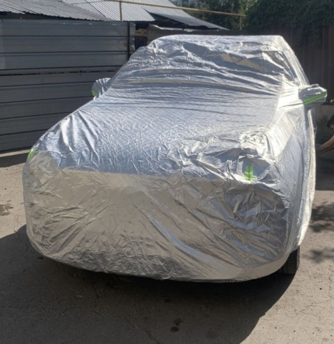 Зашитный тент, чехол, плотный на подкладе, авточехол.