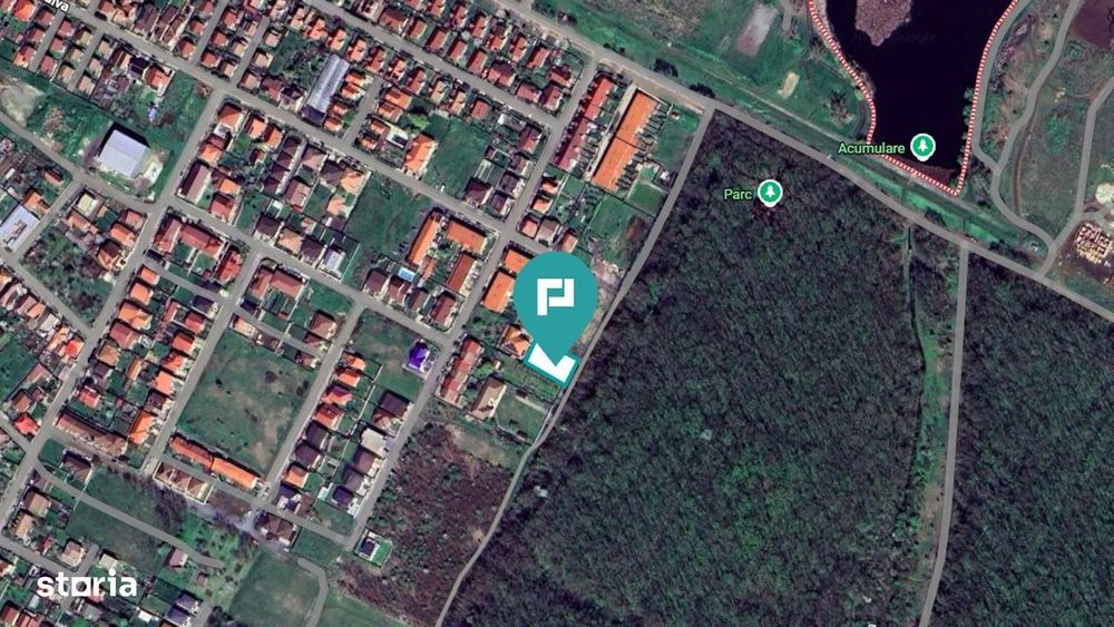 Teren în Dumbrăvița lângă pădure și lac