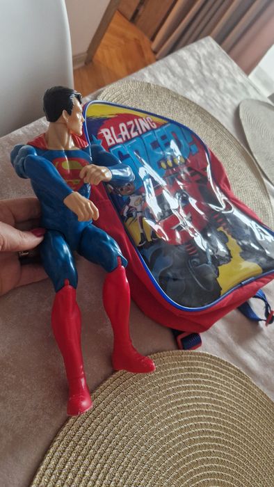 Раничка подходяща за градина/ясла за момче + супермен
