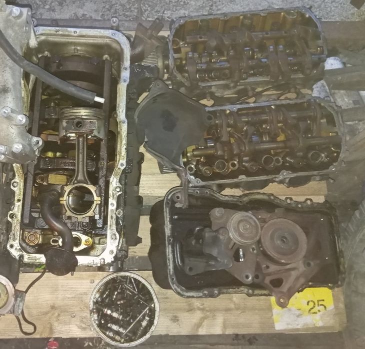 Двигатель 6g72 об 3 л. в разборе