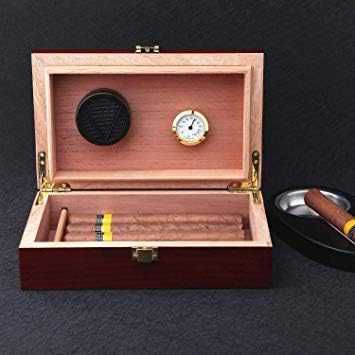 Кутия за пури хумидор кедрово дърво пура cohiba galiner цигари запалка