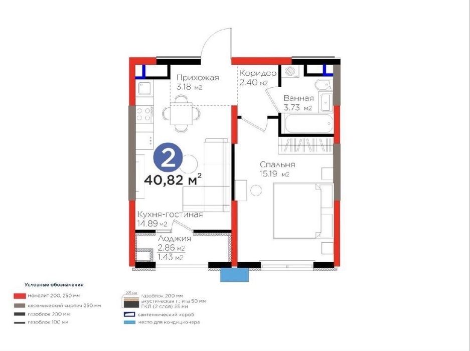 Продается 2 комнатная квартира ЖК Bi Sado, Тапоич, кадастр есть