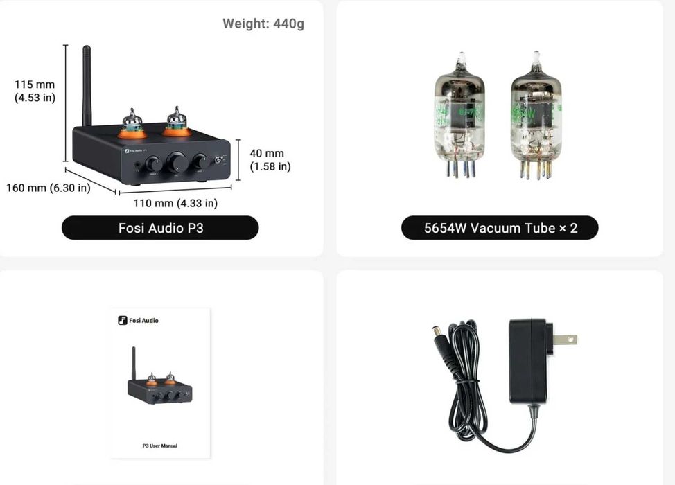 Preamplificator cu lampi Fosi Audio P3
