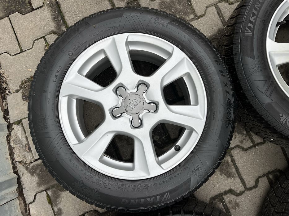 Jante aliaj 5x112mm, anvelope 205/60 R16, Audi A4 B8 B9, A6 C6