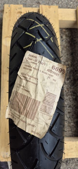 O anvelopa moto noua Metzeler 120/90 B18 M/C,dot 2018.