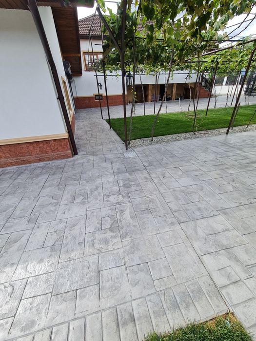 Beton amprentat decorativ