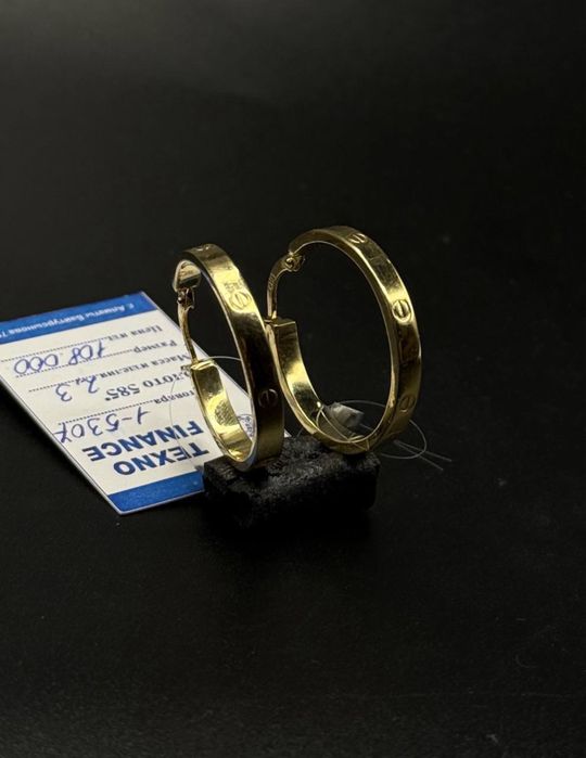 Золото 585  Серьги Масса: 2.3 Цена: 96.600