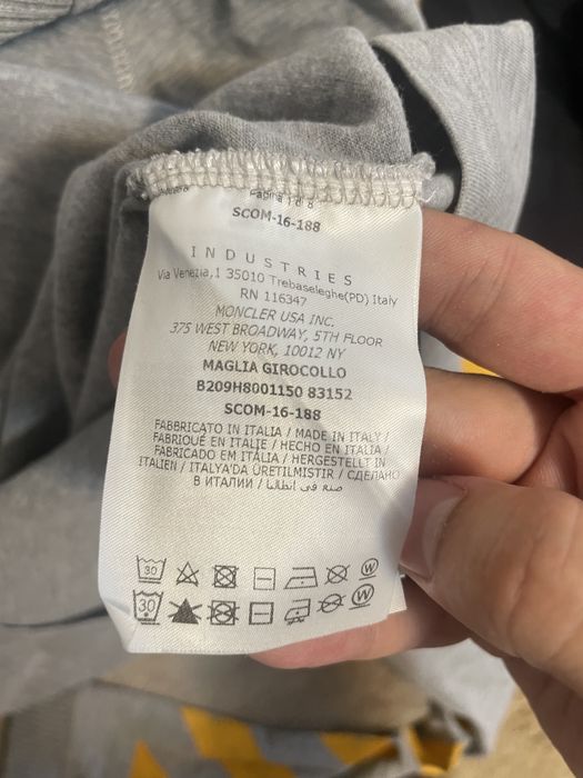 Vand bluza cu maneca lunga off-white x moncler originala