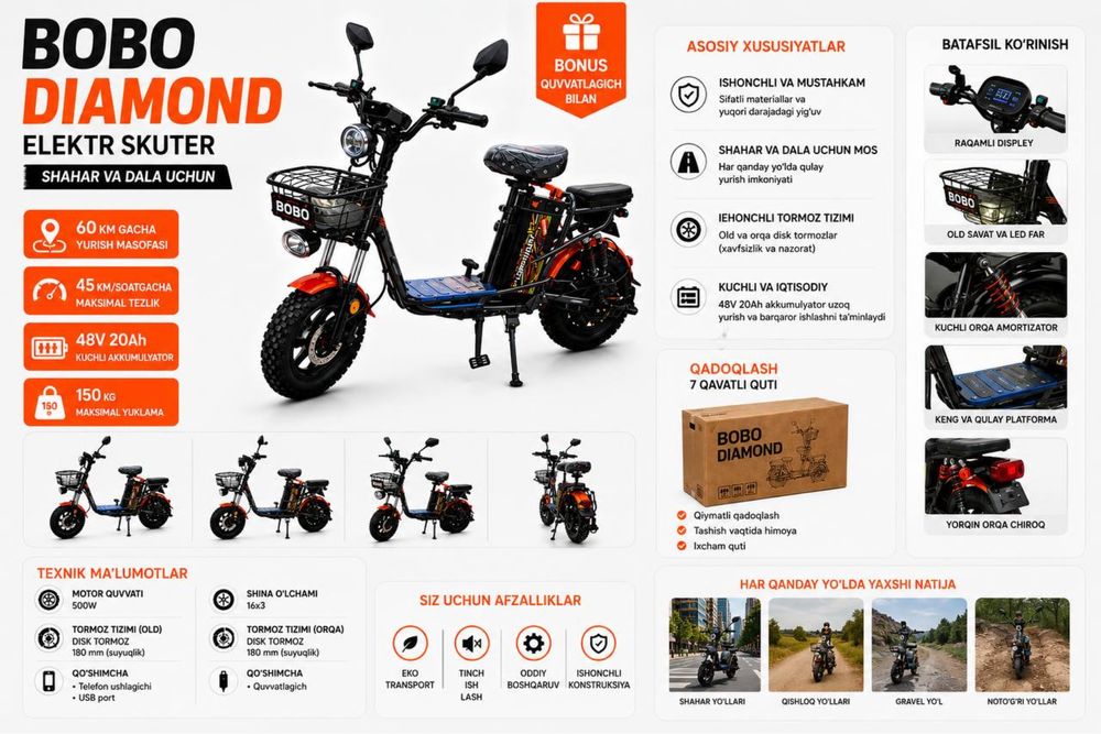 Bobo Diamond - Bobo Motors Skuter