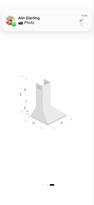 Hotă  rustică Pyramis Chimney