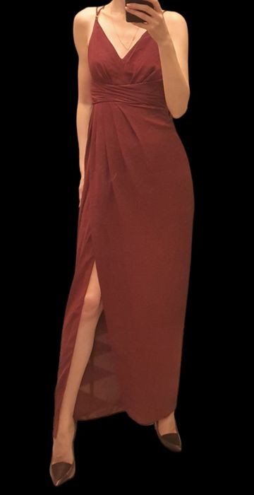 Rochie de seara din voal Xxs Asos