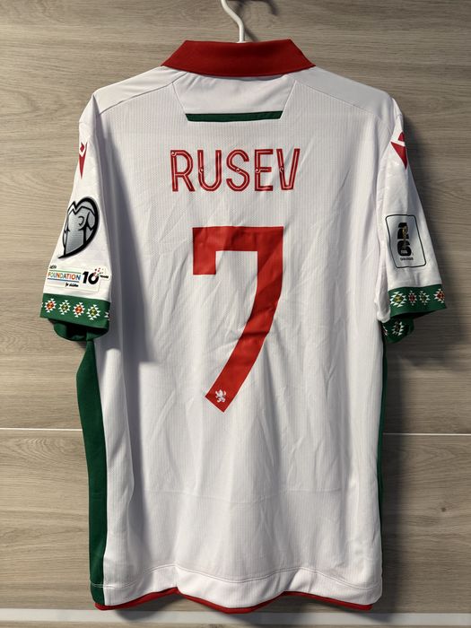 Мачова фланелка на Георги Русев - България