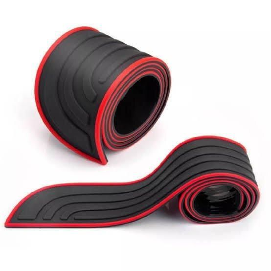 Лайсна Протектор гумен за багажник 90 x 7cm с червен кант №3054