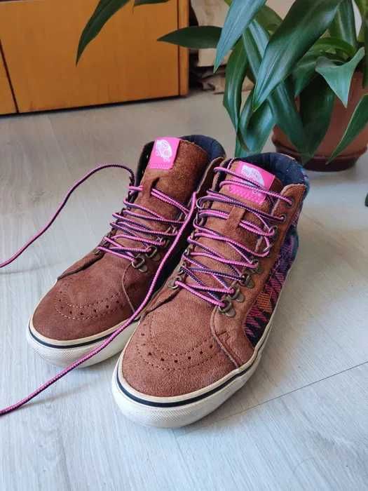 Vans unisex, piele+textil, 38, US 7.5, mid ankle