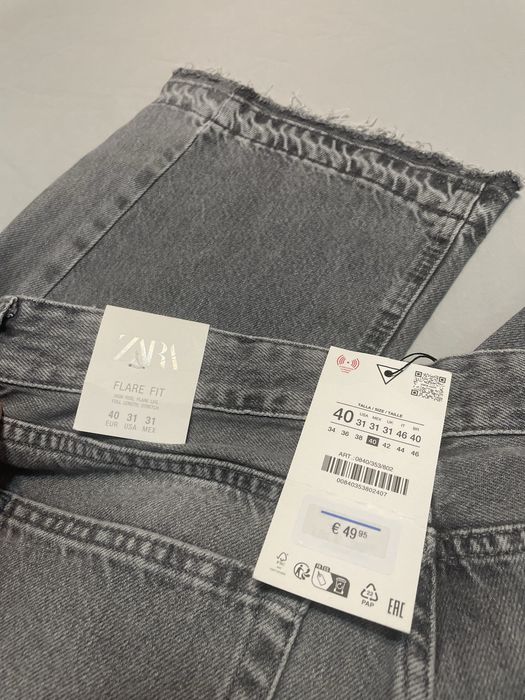 Blugi Zara noi , gri si albastri