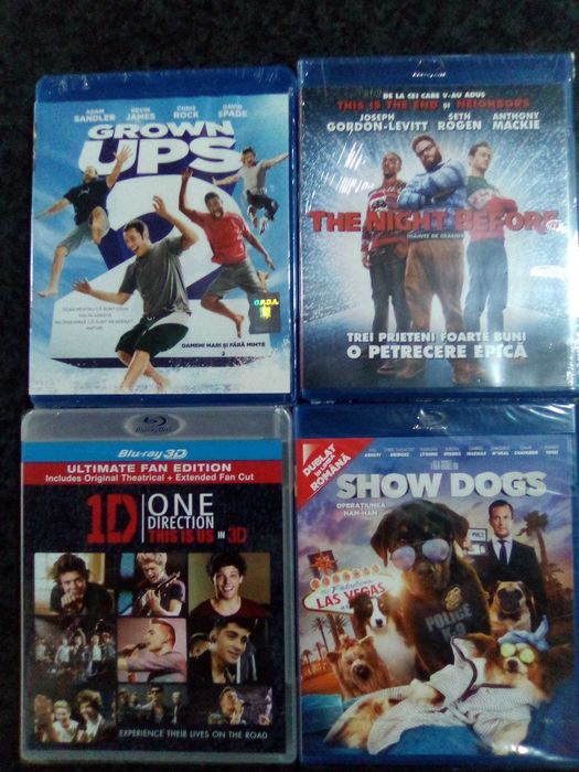 Продавам чисто нови Blu Ray  с български субтитри цена 15 евро