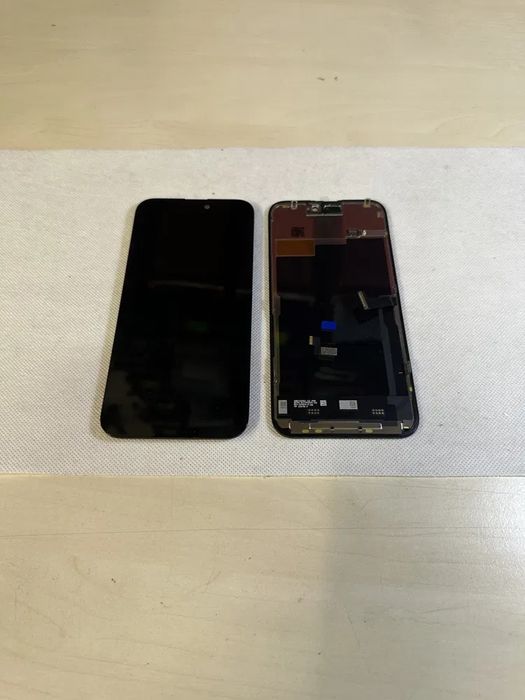 Pachet Display + Sticla Spate iPhone 15 Plus 16 14 13 12 Pro Max Ecran